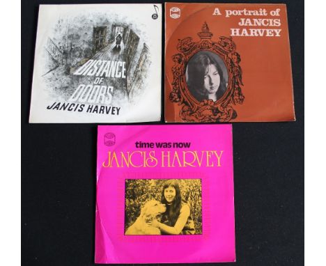 JANCIS HARVEY - A collection of 3 x original title/pressing LP's. Titles are A Portrait Of… (Westwood Recordings WRS 107 - Ex