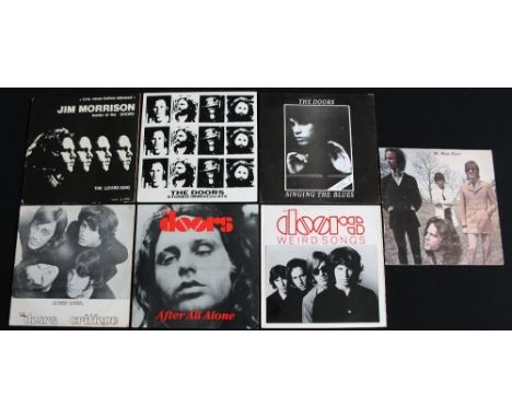 THE DOORS AND RELATED - Great bundle of 7 x private pressing LP's. Titles are Weird Songs (German pressing), Singing The Blue