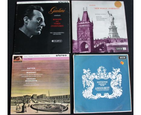 ED1 CLASSICAL - Great collection of 4 x ED1 pressing records, four issued on HMV and one issued on Decca. Titles are Dvorak -