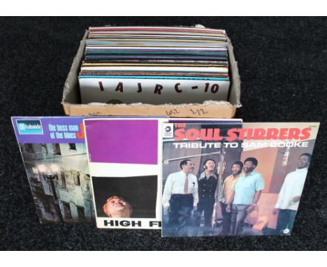 JAZZ/BLUES - Interesting collection of 49 x LP's. Titles to include Jimmy Reed - The Boss Man Of The Blues (Stateside mono SL