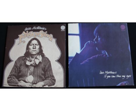 IAN MATTHEWS - Collection of 2 x great LP's. To include a great copy of the 1971 album If You Saw Thro' My Eyes, issued on th