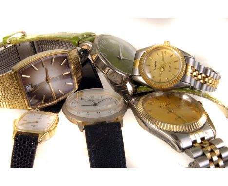 A selection of gent's and lady's wristwatches, including Rotary, Accurist, Sekonda etc, together with a small group of open f
