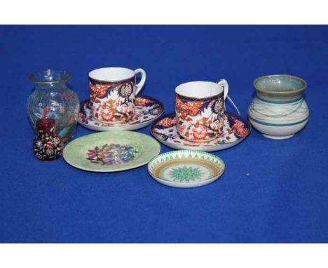 LARGE COLLECTION OF CERAMICS
including, six Royal Crown Derby coffee saucers and two cups, a Royal Crown Derby miniature Imar