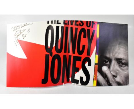 QUINCY JONES; 'Listen Up: The Lives of Quincy Jones', a special pack containing book, poster and CD, bearing the star's signa