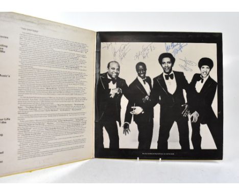 THE DRIFTERS; an album bearing signatures of all four band members to the interior, with a further signature to the exterior.