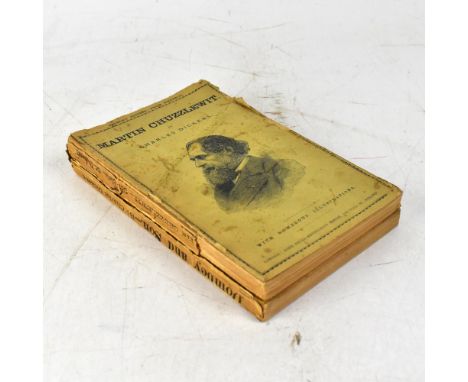 CHARLES DICKENS; two large Victorian Peoples Edition novels, published by John Dicks, Effingham House, Arundel Street, Strand