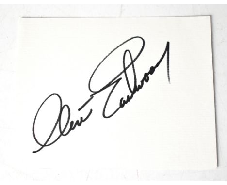 CLINT EASTWOOD; a card bearing his signature.We have not authenticated this signature, please satisfy yourself as to the vera