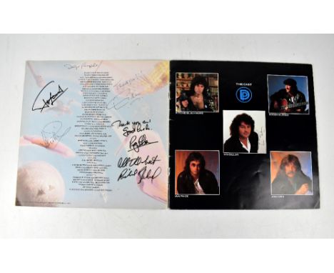 DEEP PURPLE; a World Tour 1987 programme bearing the signatures of the band.We have not authenticated these signatures, pleas