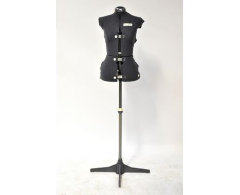 A vintage Helena dressmakers' mannequin on stand.