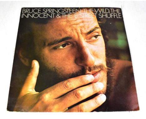 BRUCE SPRINGSTEEN; 'The Wild, the Innocent and the E Street Shuffle' LP, bearing several signatures.We have not authenticated