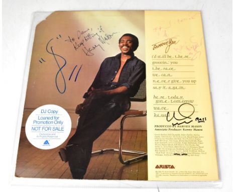 HARVEY MASON; 'Groovin' You', LP, bearing his signature.We have not authenticated this signature, please satisfy yourself as 