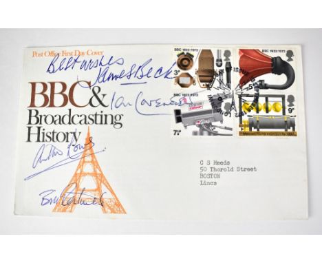 DAD'S ARMY; a 1972 first day cover bearing several signatures, including Ian Lavender, Arthur Jones and Bill Pertwee.We have 