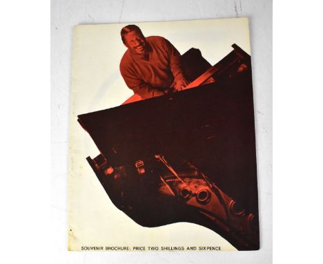 ERROLL GARNER; a programme bearing his signature.We have not authenticated this signature, please satisfy yourself as to the 