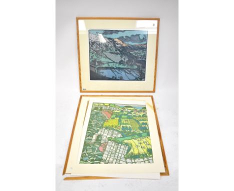 ANTHONY RATCLIFFE (British, 20th century); a colour print 'Christmas Walk in Yorkshire', limited edition no.1/5, signed, 53 x
