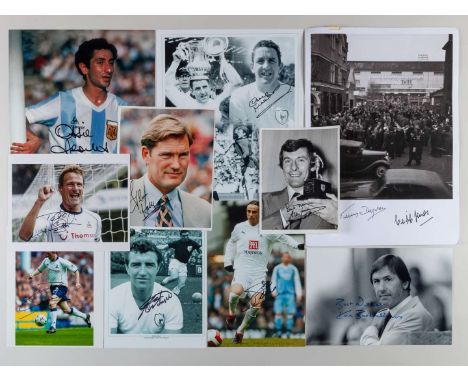 A collection of Tottenham Hotspur autographs &nbsp;including Glenn Hoodle, Bobby Smith, Ossie Ardiles, Cliff Jones etc&nbsp;