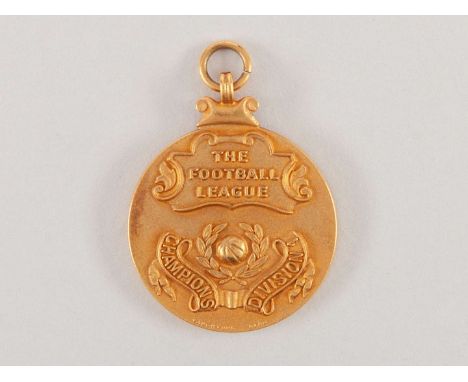 Dave Bassett Football League Championship Winners Medal, Nottingham Forest season 1997-98, 9ct gold, obverse lettered THE FOO