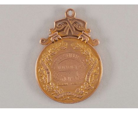 George Richardson Huddersfield Town 1922 FA Cup Winners medal, the reverse engraved “Huddersfield Town Winners- G.E Richardso