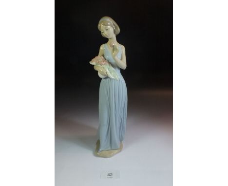 A Nao porcelain figure, 'My Little Bouquet' 