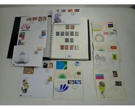 Boxed collection of Irish mint/used defin/commem and postage due in 6 albums and on cover, from 1922 to early 2000, with most