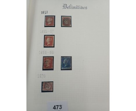 Good Senator album of GB defin/commem, mint and used, QV-QEII, including 4 margin 1d Black, Red MC, fine crafted 1d Red, Blac