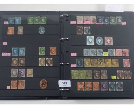 Strong collection of Ceylon built over many years in Hagner stamp album, QV to first Independence issues, mint and used. Many