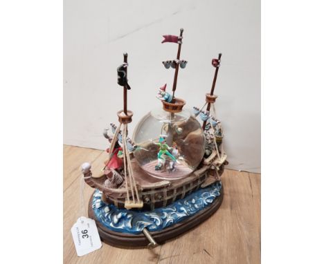 PETER PAN WALT DISNEY WIND UP MUSICAL MODEL