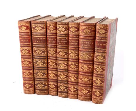[R S Surtees] Handley Cross or Mr Jorrocks’s Hunt, Illustrated by John Leach [N.D.], and other works by Surtees, uniform Moro