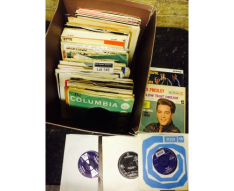 Records : Mostly 1960's 45's in box incl Merseybeats, Spencer Davis, The Who etc, approx 100.