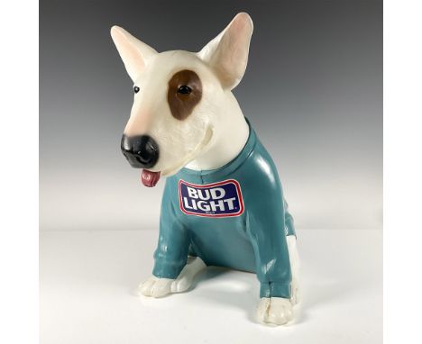 1988 Bud Light Beer Spuds Mackenzie figural hard plastic lighted advertising display in working order. Issued: 20th centuryDi