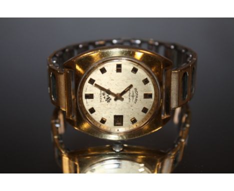 A VINTAGE ROTARY GT MONZA AUTOMATIC WRIST WATCH