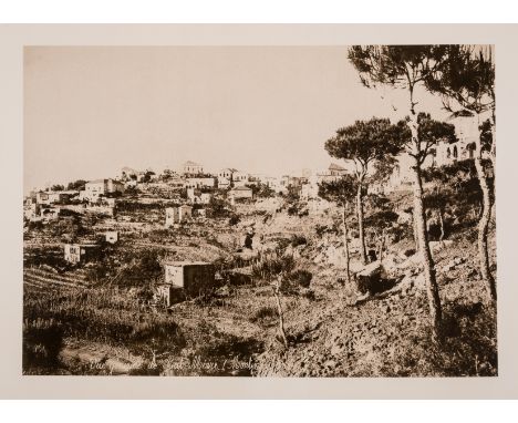 Middle East &amp; Europe.- Debbas (Fouad) [Early Photographs of the Near East: Mount Lebanon, Early Photographs], 60 sepia pl