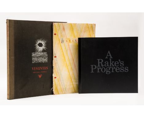 Posner (David) A Rake's Progress, one of 400 copies, illustrations by David Hockney, in colour, original cloth, Unicorn Press