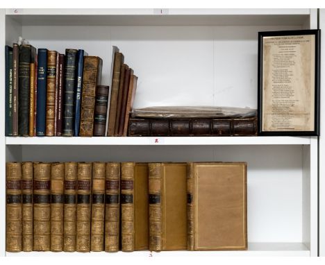Hobbes (Thomas) The English Works of Thomas Hobbes, 11 vol., collected and edited by Sir William Molesworth, portrait frontis