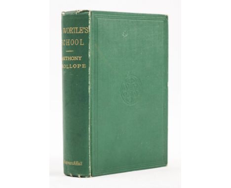 NO RESERVE Trollope (Anthony) Dr. Wortle's School. A Novel, 2 vol. in 1, first edition, remainder issue, half-titles, some sp