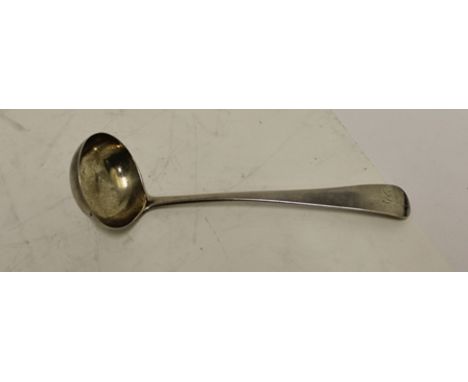 WILLIAM CONSTABLE A GEORGE III SCOTTISH PROVINCIAL LADLE, Dundee 1811, weight 22g 