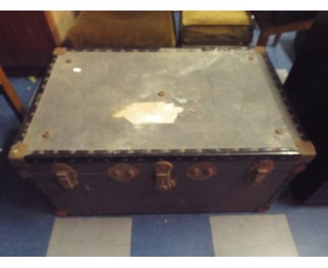 A Vintage Travelling Trunk.