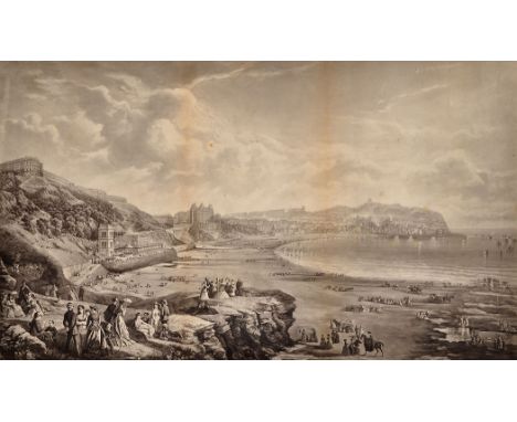 A lithograph after Paul Marny (1829-1914) - "Scarborough In The Season 1869".

