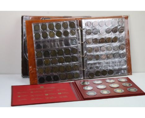 A large collection of United Kingdom decimal and pre decimal coins to include a good selection of pre decimal silver examples