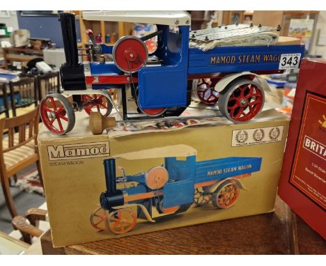 Boxed Mamod Steam Wagon Engine