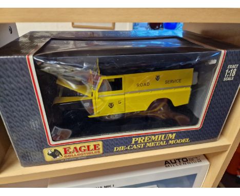 Boxed Eagle Collectables Premium Die Cast AA Automobile Association Road Service Jeep Van