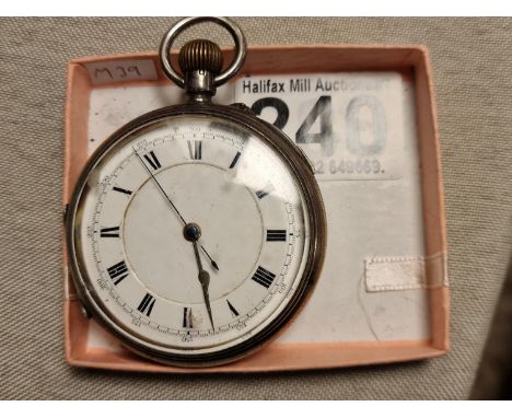 1899 Willam Erhardt Hallmarked Birmingham Silver Pocketwatch - 157g