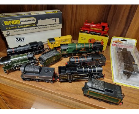 Collection of Wrenn, Budgie, Bachmann and Other Named Loco Locomotive Engines, plus Coal Trucks - Railway Train Model Toy Int