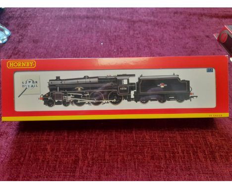 Hornby R2555 OO BR 4-6-0 Class 5MT Locomotive 45156 ‘Ayrshire Yeomanry’ - Railway Train Model Loco Toy Interest