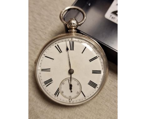 1866 Antique Noah Wright London Hallmarked Silver Pocketwatch - 91.7g