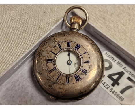 1902 Antique Chester Hallmarked Silver Pocketwatch - 102.9g