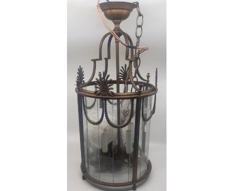 A large 20th cent hall lantern&nbsp;