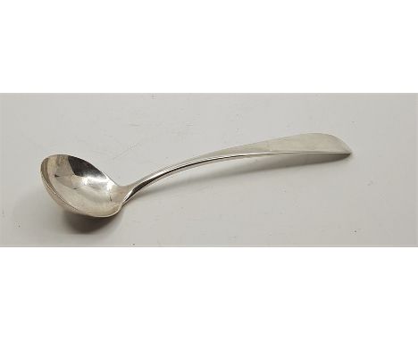 A Scottish George III old English pattern silver sauce ladle, by John McKay, Edinburgh 1806, length 17.6cm. (47g)Condition: m
