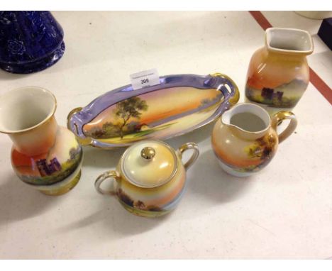 5 pieces of Noritake china.