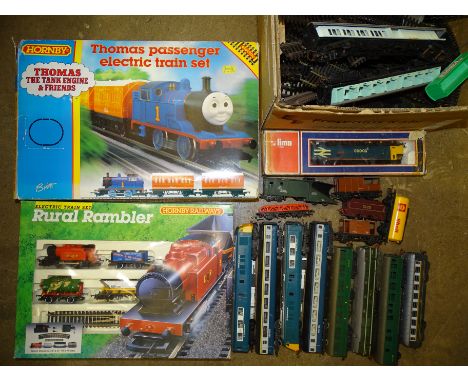 Hornby OO gauge,&nbsp;R546 Rural Rambler set, R9007 Thomas Passenger set (neither checked), Lima 20 5105 MWG diesel "Tamarlin