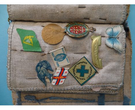 A collection of approximately 114 WWI flag day charity/fundraising paper and silk flags, 'National Egg Collections for the Wo